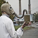 Фотосессиюя в противогазах, днепропетровский фотомарафон в противогазах